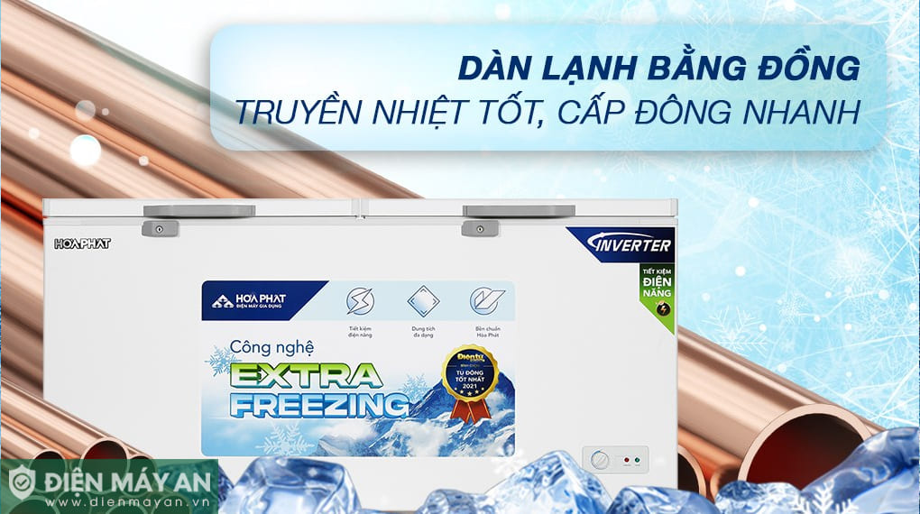 Tủ đông Hòa Phát Inverter 544 lít HPF AD8544